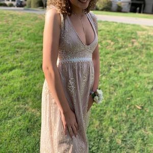 Hello Molly Champagne Maxi Dress